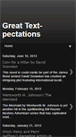 Mobile Screenshot of greattext-pectations.blogspot.com