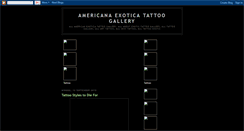Desktop Screenshot of ameexotictattoogallery.blogspot.com