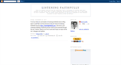 Desktop Screenshot of listeningfaithfully.blogspot.com