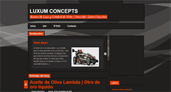 Desktop Screenshot of luxumconcepts.blogspot.com