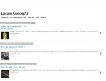 Tablet Screenshot of luxumconcepts.blogspot.com