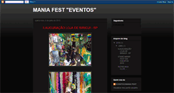 Desktop Screenshot of lojamaniafest.blogspot.com