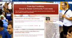 Desktop Screenshot of breadrosesfrontlines.blogspot.com