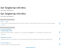 Tablet Screenshot of gettangledupwithmira.blogspot.com