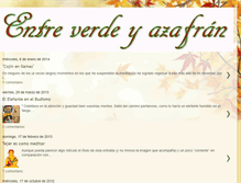 Tablet Screenshot of entreverdeyazafran.blogspot.com