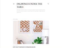 Tablet Screenshot of drawingsunderthetable.blogspot.com