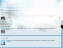 Tablet Screenshot of petoneponderings.blogspot.com