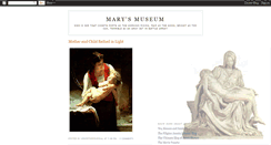 Desktop Screenshot of marysmuseum.blogspot.com