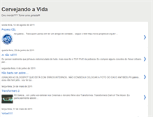 Tablet Screenshot of cervejandoavida.blogspot.com