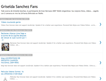 Tablet Screenshot of griseldasanchezfans.blogspot.com