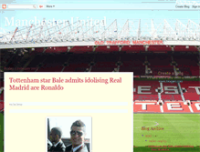 Tablet Screenshot of manchesterunitedwebsite.blogspot.com