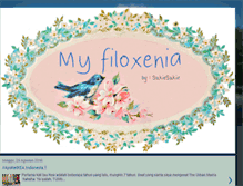 Tablet Screenshot of myfiloxenia.blogspot.com