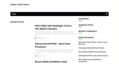 Desktop Screenshot of knitterwithcritters.blogspot.com