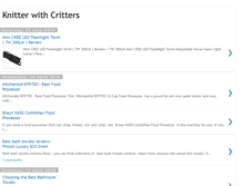 Tablet Screenshot of knitterwithcritters.blogspot.com