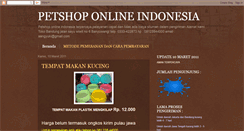 Desktop Screenshot of petshoponlineindonesia.blogspot.com