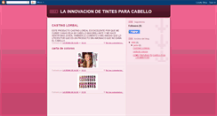 Desktop Screenshot of lainnovaciondetintes.blogspot.com