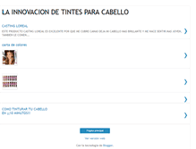 Tablet Screenshot of lainnovaciondetintes.blogspot.com