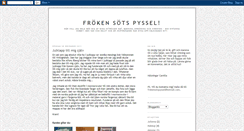 Desktop Screenshot of frokensotspyssel.blogspot.com