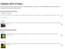 Tablet Screenshot of frokensotspyssel.blogspot.com
