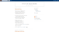 Desktop Screenshot of cultofbadmama.blogspot.com