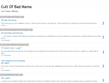 Tablet Screenshot of cultofbadmama.blogspot.com