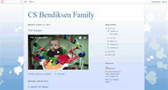 Desktop Screenshot of csbendiksenfamily.blogspot.com