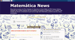 Desktop Screenshot of matematicanewsnanet.blogspot.com