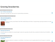 Tablet Screenshot of growing-strawberries.blogspot.com