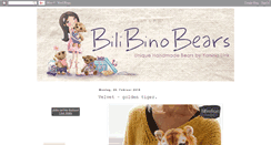 Desktop Screenshot of bilibinobears.blogspot.com