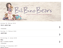 Tablet Screenshot of bilibinobears.blogspot.com