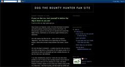 Desktop Screenshot of dogthehunter.blogspot.com