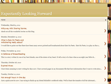 Tablet Screenshot of expectantlylookingforward.blogspot.com