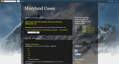Desktop Screenshot of marylandcases.blogspot.com