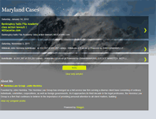 Tablet Screenshot of marylandcases.blogspot.com