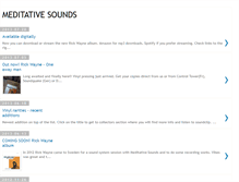 Tablet Screenshot of meditativesounds.blogspot.com