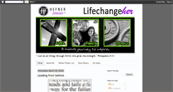 Desktop Screenshot of lifechangeher.blogspot.com