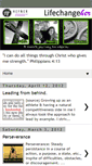 Mobile Screenshot of lifechangeher.blogspot.com