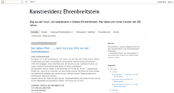 Desktop Screenshot of kunstresidenz.blogspot.com