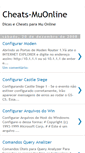Mobile Screenshot of cheats-muonline.blogspot.com