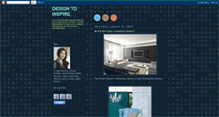 Desktop Screenshot of design-to-inspire.blogspot.com
