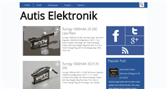 Desktop Screenshot of elektronikautis.blogspot.com