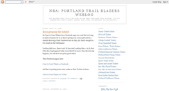 Desktop Screenshot of portlandnba.blogspot.com