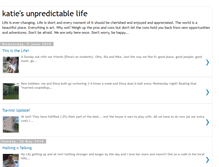 Tablet Screenshot of katiesunpredictablelife.blogspot.com