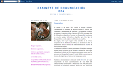 Desktop Screenshot of comunicaciondfa.blogspot.com