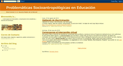 Desktop Screenshot of problematicassocioantropologicas.blogspot.com