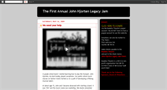 Desktop Screenshot of johnhjortenlegacyjam2009.blogspot.com