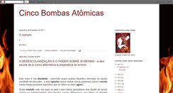 Desktop Screenshot of cincobombas.blogspot.com