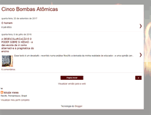 Tablet Screenshot of cincobombas.blogspot.com