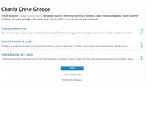 Tablet Screenshot of chaniacretegreece.blogspot.com