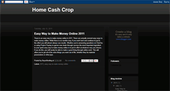 Desktop Screenshot of homecashcrop.blogspot.com